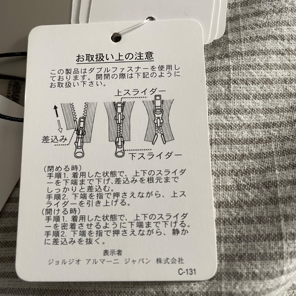 Medium Blue Croc Armani Collezioni Leather Jacket - Picture 6 of 12